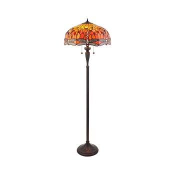 Endon 64070 - Tiffany DRAGONFLY állólámpa 2xE27/60W/230V, átmérő: 50 cm 64070 kép