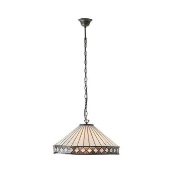 Endon 64147 - Láncos csillár Tiffany FARGO 1xE27/60W/230V átm. 50 cm 64147 kép