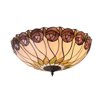 Endon 64173 - Tiffany HUTCHINSON mennyezeti lámpa 2xE27/60W/230V átm. 50 cm 64173 kép