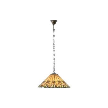 Endon 64194 - Tiffany JAMELIA láncos csillár 3xE27/60W/230V, átmérő 50 cm 64194 kép