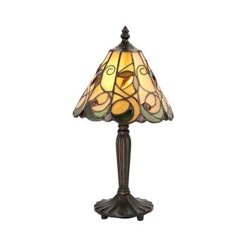 Endon 64196 - Asztali lámpa Tiffany JAMELIA 1xE14/40W/230V átmérő 20 cm 64196 kép