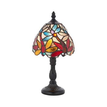 Endon 64246 - Tiffany LORETTE asztali lámpa 1xE14/40W/230V, átm. 15 cm 64246 kép