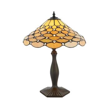 Endon 64301 - Asztali Tiffany lámpa PEARL 1xE27/60W/230V átm. 37 cm 64301 kép