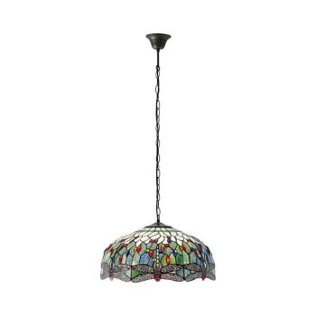 Endon 66148 - Tiffany DRAGONFLY láncos csillár 3xE27/60W/230V, átm. 50 cm 66148 kép