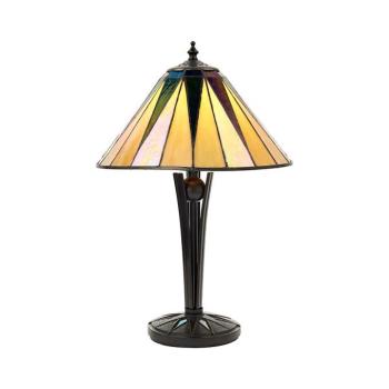 Endon 70367 - Tiffany DARK STAR asztali lámpa 1xE14/40W/230V átm. 30 cm 70367 kép