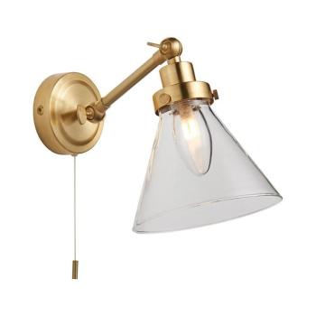 Endon 93854 - Fürdőszobai fali lámpa FARADAY 1xG9/3W/230V IP44 arany 93854 kép