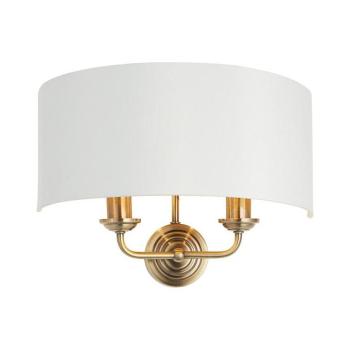 Endon 98937 - Fali lámpa HIGHCLERE 2xE14/40W/230V fehér/réz 98937 kép