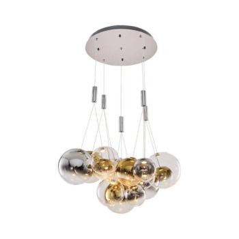 ENNA LED csillár kábelen függesztett 15×G9/5W/230V 3000K füstszínű/arany 414LRC1475 kép