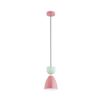 ENTORI kábelre függeszthető csillár 1xE27/15W/230V rózsaszín/menta 61602 kép