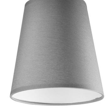 Risco mennyezeti világítás, szürke, 15 cm, 1 izzó, textil kép