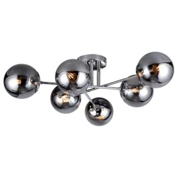ERMINA CSILLÁR 6XE14 KRÓM/ÜVEG kép