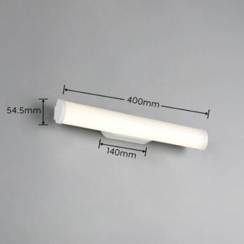 Ernesto LED fali lámpa, matt fehér, szélesség 40 cm, 4 000 K, IP44 kép