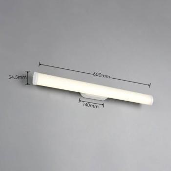 Ernesto LED fali lámpa, matt fehér, szélesség 60 cm, 4 000 K, IP44 kép