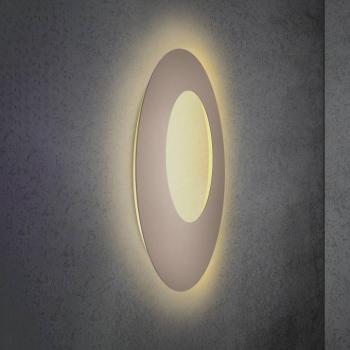 Escale Blade Open LED fali lámpa taupe Ø 79 cm kép