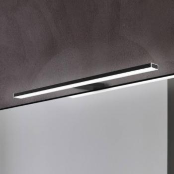 Esther 2 LED-es tükörvilágítás, matt fekete, 50 cm kép
