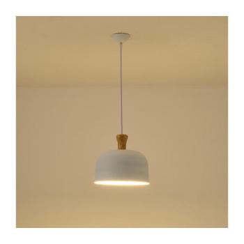 Eurolamp Csillár zsinóron 1xE27/15W/230V fehér átm. 27 cm 144-24126 kép