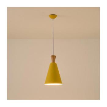 Eurolamp Csillár zsinóron 1xE27/15W/230V sárga átm. 20 cm 144-24128 kép