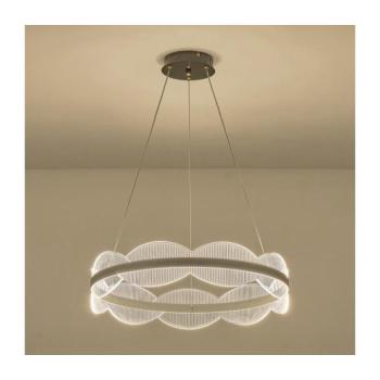 ARTE ILLUMINA FIRENZE Függesztett lámpatest beépített LED ACRYLIC kör LED 80W Ø 600 mm 3000K, Eurolamp, 997637 kép