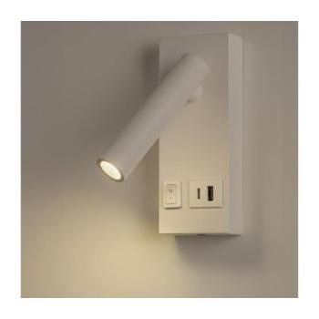 Eurolamp LED Fali spotlámpa USB-vel LED/2W/230V fehér 145-22069 kép
