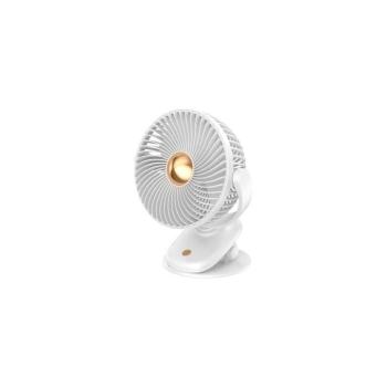 Eurolamp Újratölthető asztali látor csíptetővel 5W/5V 1200 mAh fehér 300-20534 kép