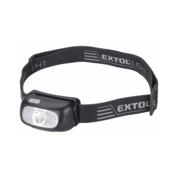 Extol - LED Újratölthető fejlámpa LED/5W/1000 mAh/3,7V IPX5 fekete 43181 kép
