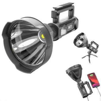 Extra erős akkus LED-es járőrlámpa – vízálló, könnyen hordozható, extra erős fénnyel (BBV) kép