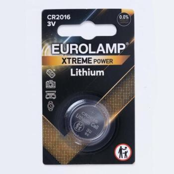 EXTREME LÍTIUM GOMBELEM CR2016 1 db 3V, Eurolamp, 900986 kép