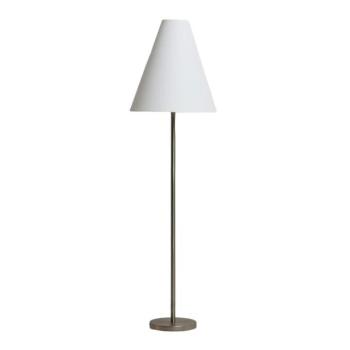 Ezüstszínű állólámpa textil búrával (magasság 153 cm) Navat – Kave Home kép