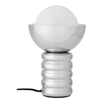 Ezüstszínű asztali lámpa üveg búrával (magasság 32 cm) Spike – Bloomingville kép