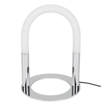 Ezüstszínű fém LED dimmelhető asztali lámpa (magasság 36 cm) Arch – Zuiver kép