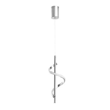 Ezüstszínű LED függőlámpa ø 16 cm Likma – Opviq lights kép