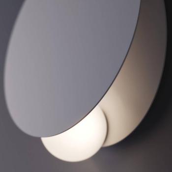 Fabbian LED fali lámpa Akoya, fehér, 3000K, dimmelhető kép