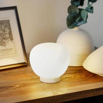 Fabbian Lumi Mochi asztali lámpa, fekvő, Ø12 cm kép