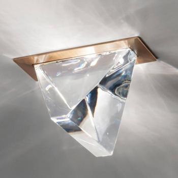 Fabbian Tripla - bronz LED mennyezeti lámpa kép