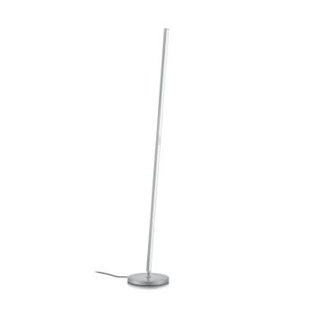 Fabia LED álló lámpa, gesztusvezérlés, nikkel színű, magasság 160 cm, fém kép