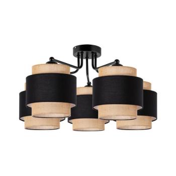 Fali lámpa 5xE27/60W/230V bézs színben W- 1204/5 JUTA+CZARNY kép