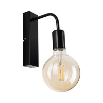 Fali lámpa ASTRID 1xE27/60W/230V fényes fekete KM-1.146/CZARNY kép