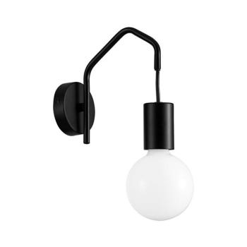 Fali lámpa BASSO 1xE27/40W/230V fekete 21-70999 kép