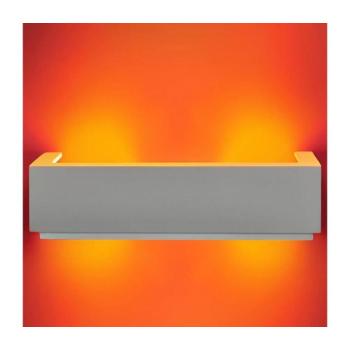 Fali lámpa BRICK 2xE14/12W/230V vakolat/fehér MW-8203 kép
