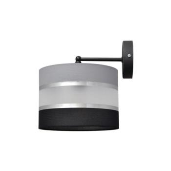 Fali lámpa HELEN 1xE27/15W/230V fekete/szürke/ezüst KK-0801/1 BK-B +GR+SL+MAT+BK kép