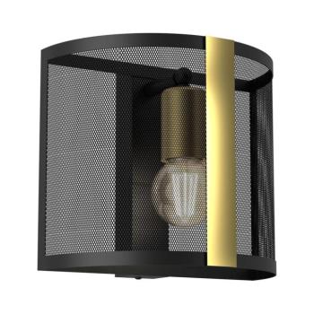 Fali lámpa KAGA 1xE27/60W/230V fekete/arany 4147 kép