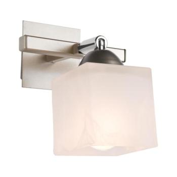 Fali lámpa KLARA 1xE14/40W/230V matt króm KM-1.54 satine kép
