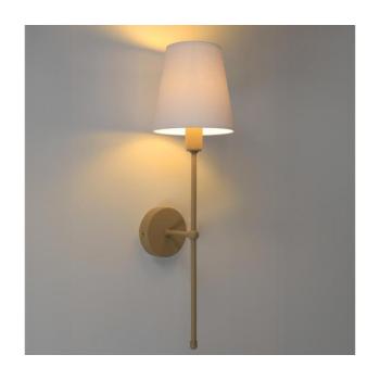 Fali lámpa MADELA 1xE14/40W/230V fehér/bézs 0478 kép