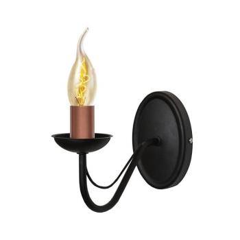 Fali lámpa MALBO 1xE14/60W/230V K-2910/1 BK+BR kép
