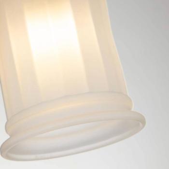 Swell fali világítás, sárgaréz színű, üveg, 24 cm, IP44, G9 kép