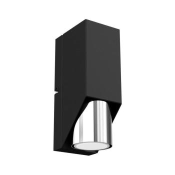 Fali lámpa WALL 1xGU10/8W/230V fekete/fényes króm 3106 kép