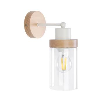 Fali lámpa WOODNEST 1xE27/15W/230V fenyő/krémszínű KK 1015/1 SAND+TR kép