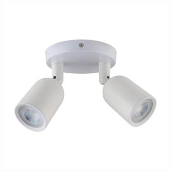 Fali/mennyezeti LED spotlámpa, 2XGU10, fehér, V-TAC, 7981 kép
