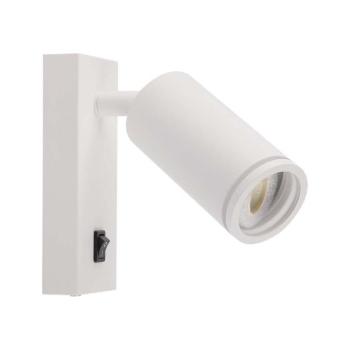 Fali spot lámpatest kapcsolóval, GU10, fehér, V-TAC, 10295 kép
