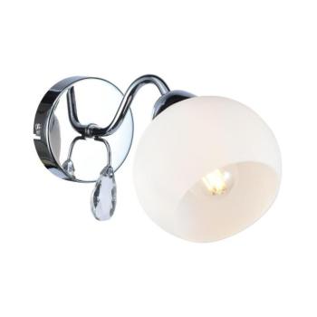 Fali spotlámpa CONNOR 1xE27/15W/230V fényezett króm/fehér MLP0875 kép